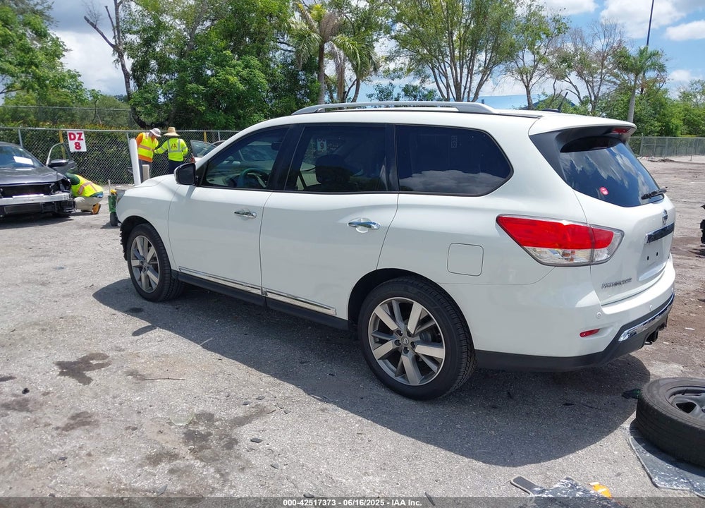 2013 NISSAN PATHFINDER PLATINUM VIN: 5N1AR2MN8DC637827