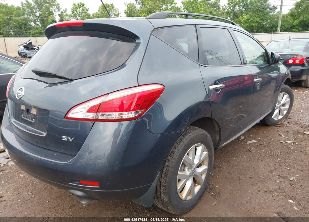 2014 NISSAN MURANO SV VIN: JN8AZ1MU5EW416292