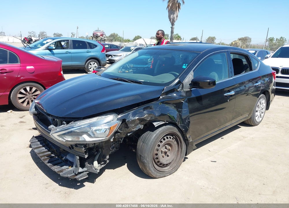 2017 NISSAN SENTRA SV VIN: 3N1AB7AP6HY277663
