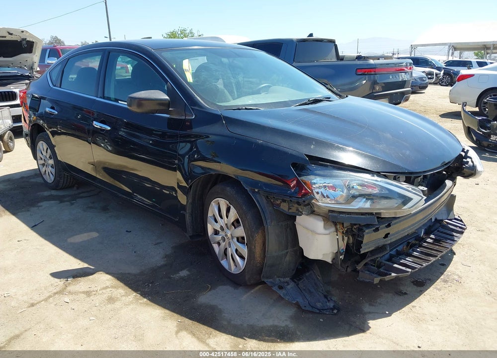 2017 NISSAN SENTRA SV VIN: 3N1AB7AP6HY277663