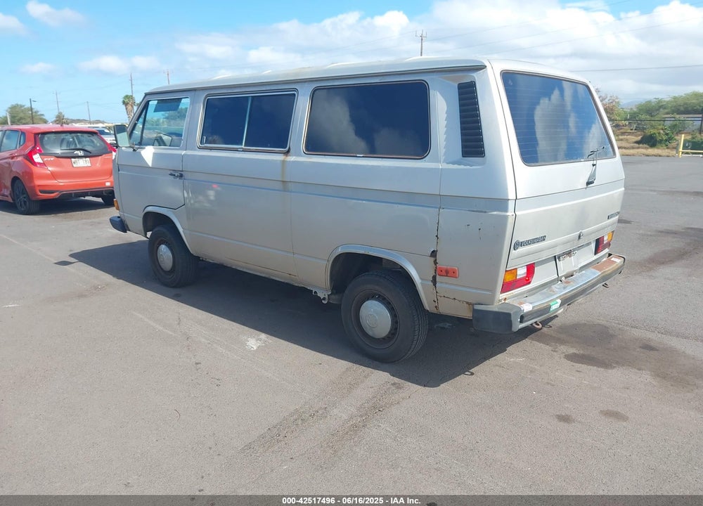 1985 VOLKSWAGEN VANAGON BUS VIN: WV2YB0259FH086734