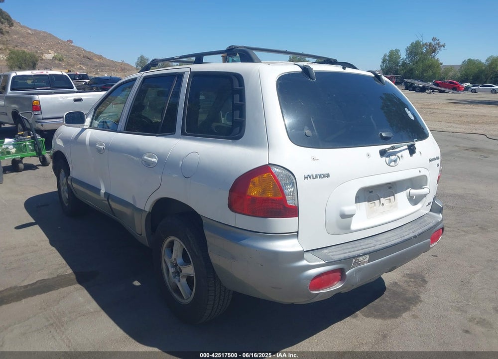 2004 HYUNDAI SANTA FE GLS VIN: KM8SC73DX4U687375