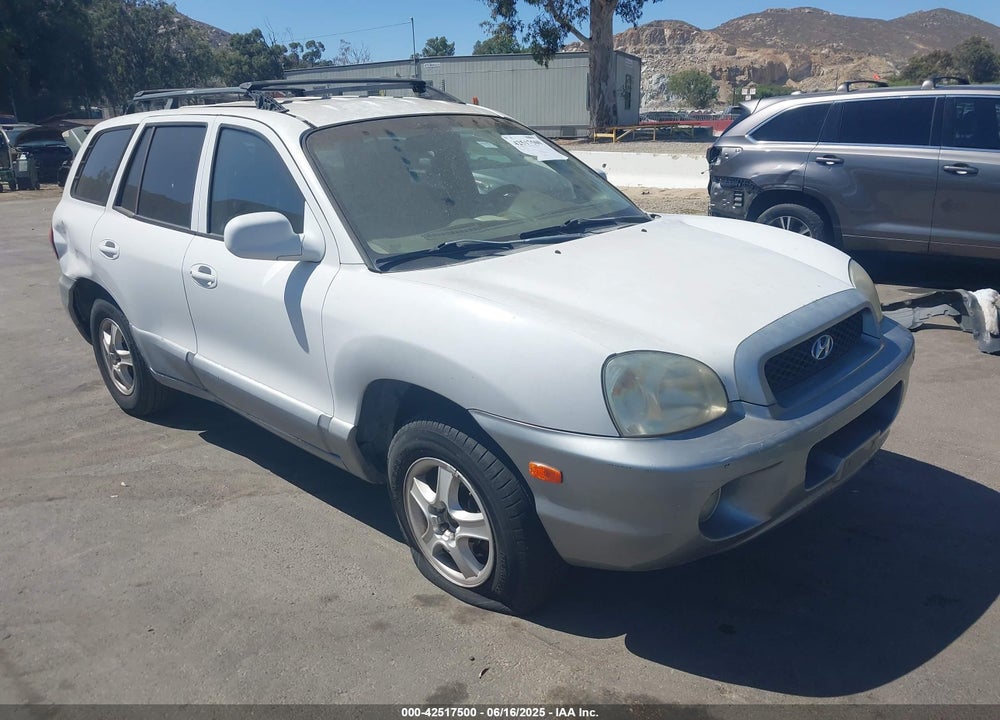 2004 HYUNDAI SANTA FE GLS VIN: KM8SC73DX4U687375