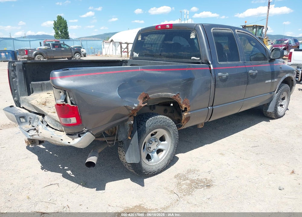 2004 DODGE RAM 1500 SLT/LARAMIE VIN: 1D7HU18D64J106530
