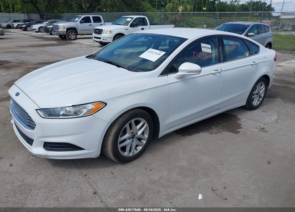 2016 FORD FUSION SE VIN: 1FA6P0H75G5133475
