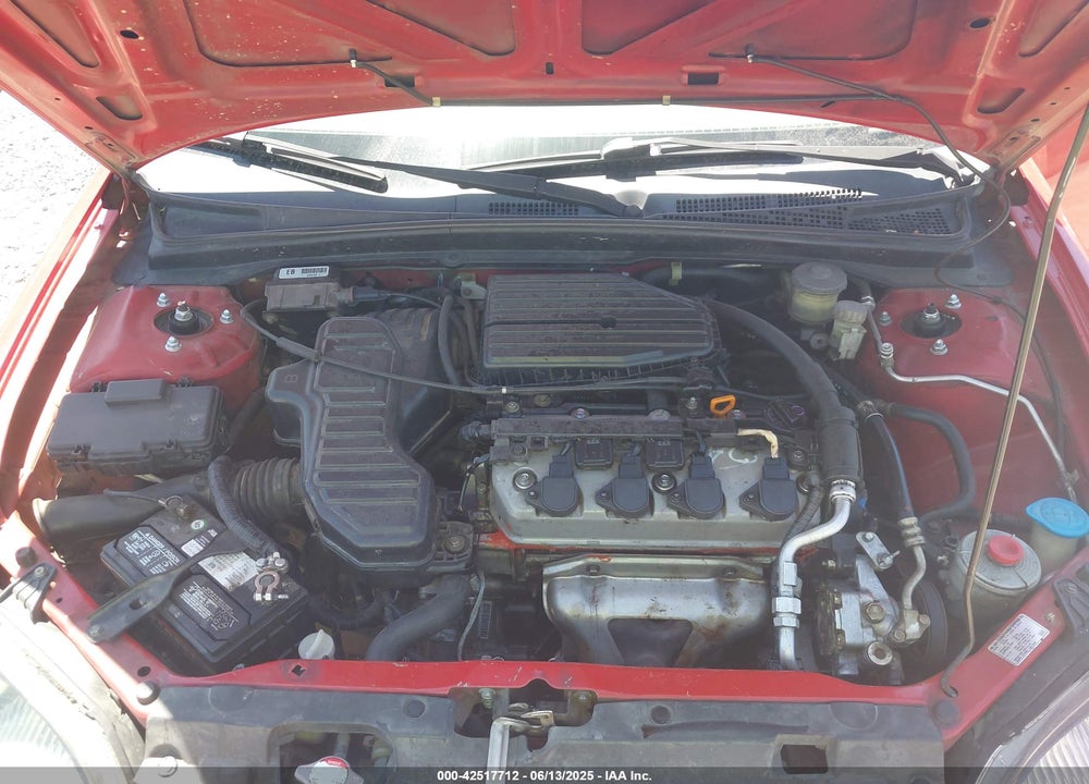 2002 HONDA CIVIC LX VIN: 1HGEM21542L013983