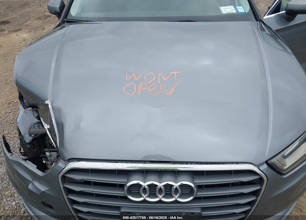 2015 AUDI A3 2.0 TDI PREMIUM VIN: WAUCJGFF5F1075212
