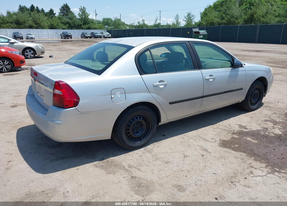2005 CHEVROLET MALIBU VIN: 1G1ZS52F45F337834