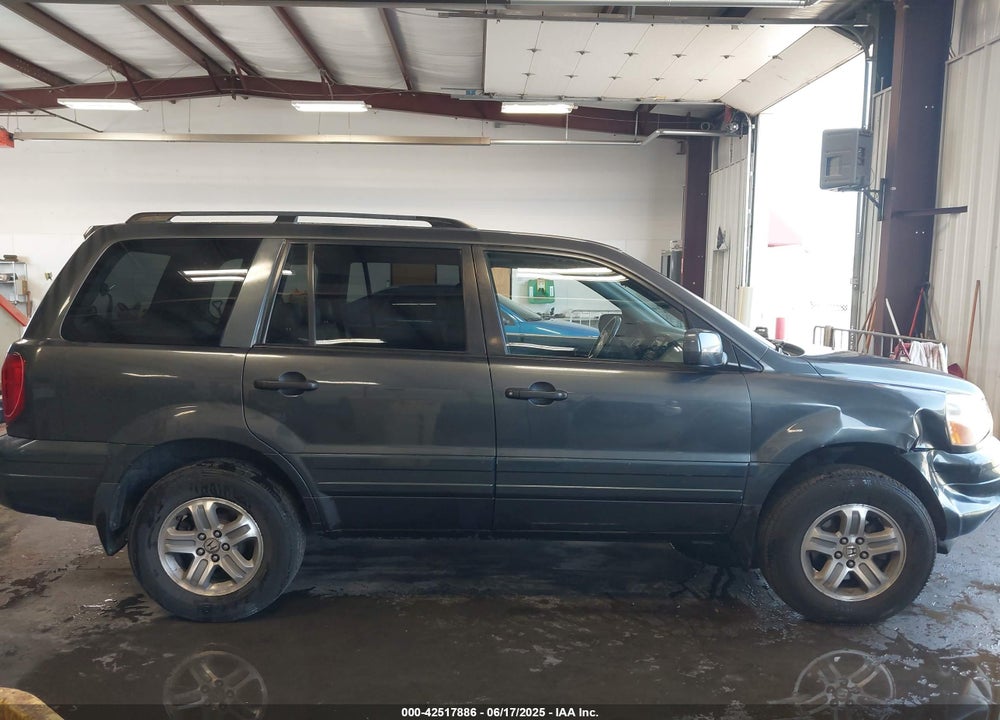 2005 HONDA PILOT EX-L VIN: 2HKYF18505H530616
