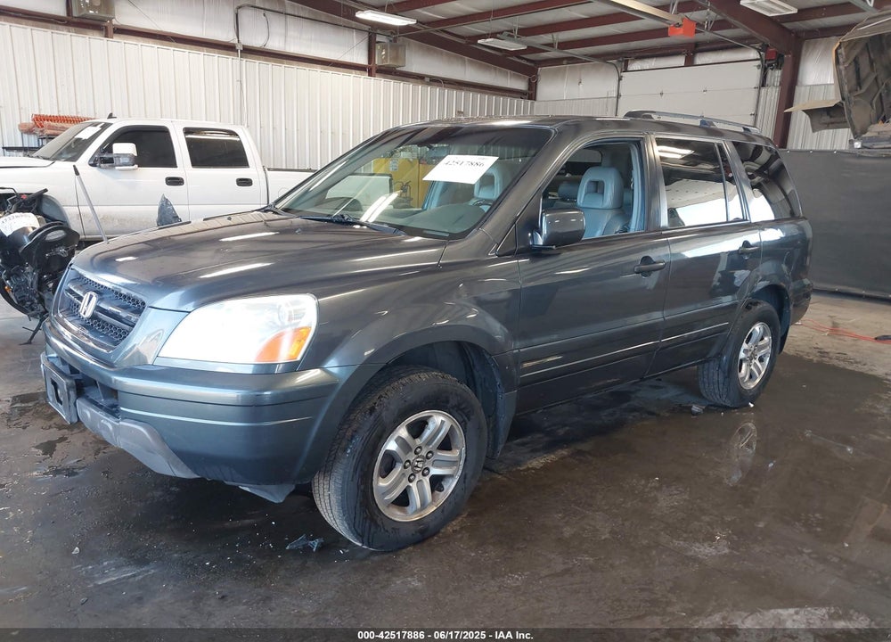 2005 HONDA PILOT EX-L VIN: 2HKYF18505H530616