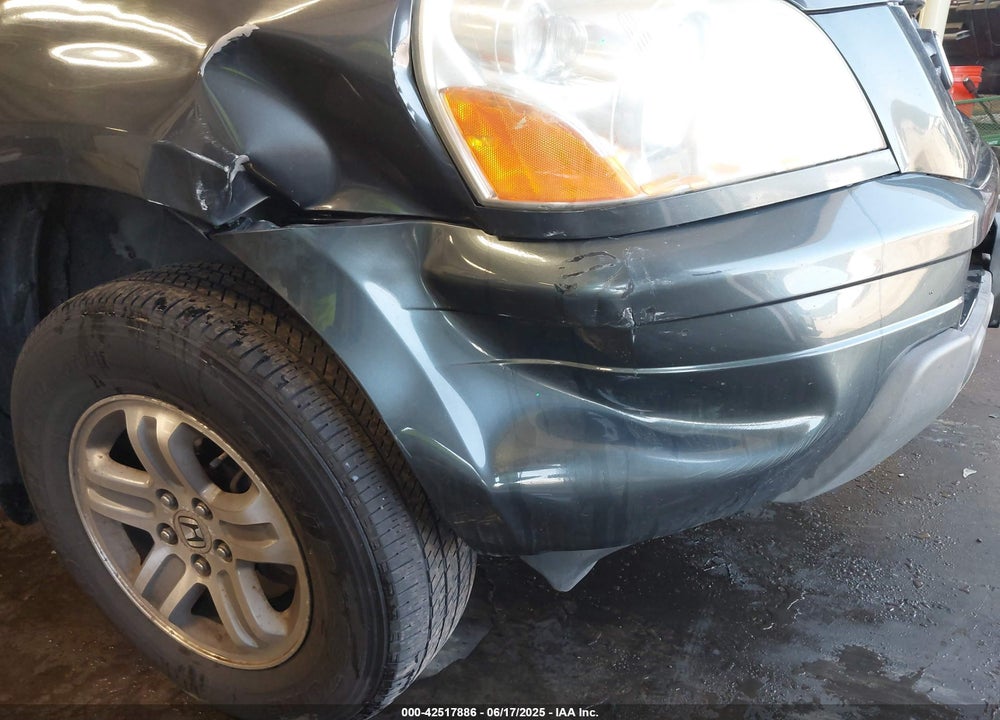 2005 HONDA PILOT EX-L VIN: 2HKYF18505H530616