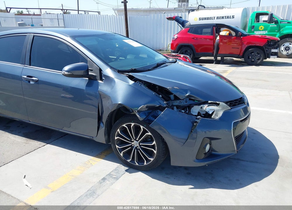 2014 TOYOTA COROLLA S PLUS VIN: 2T1BURHE2EC022094