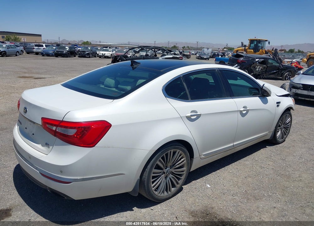 2016 KIA CADENZA LIMITED VIN: KNALN4D74G5214478