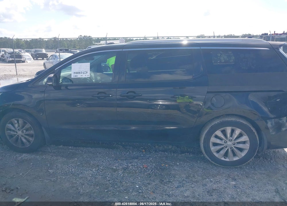 2016 KIA SEDONA EX VIN: KNDMC5C13G6099477