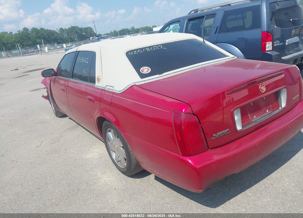 2003 CADILLAC DEVILLE DTS VIN: 1G6KF57933U154047