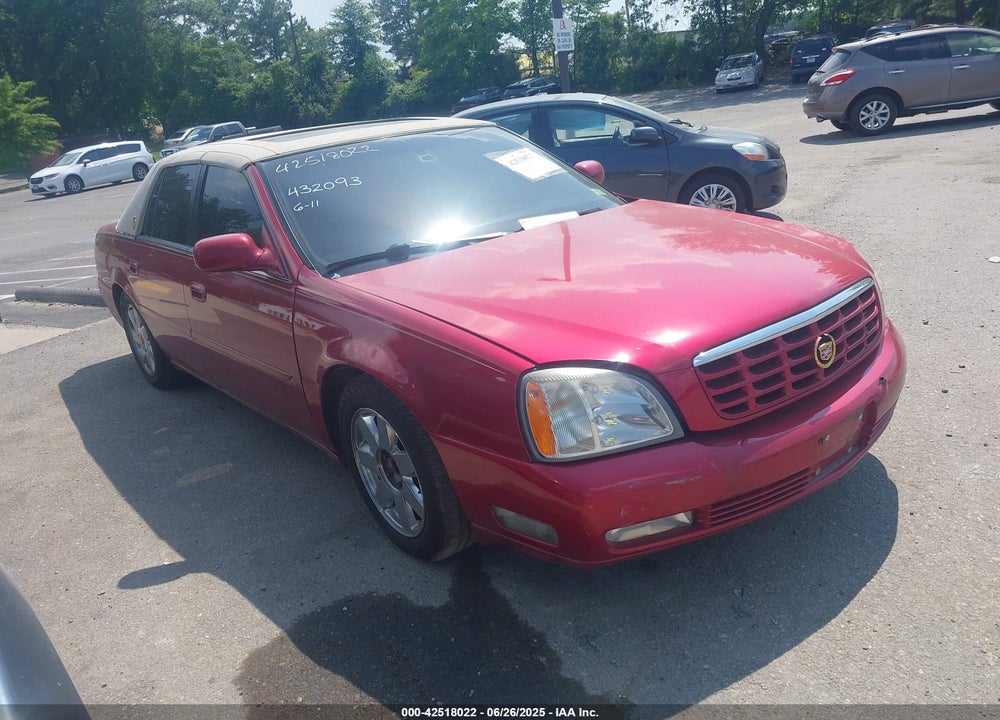 2003 CADILLAC DEVILLE DTS VIN: 1G6KF57933U154047