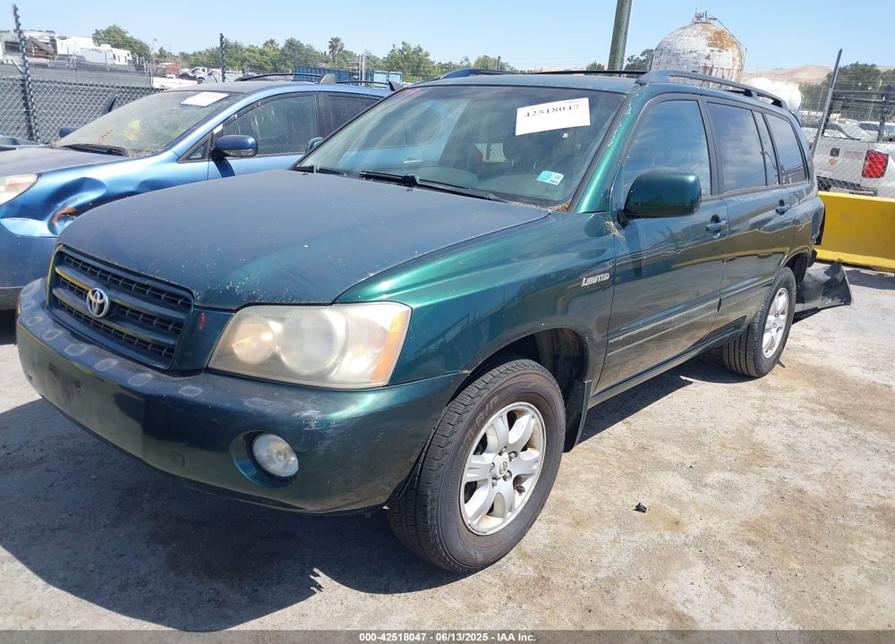 2001 TOYOTA HIGHLANDER V6 VIN: JTEGF21A710019612