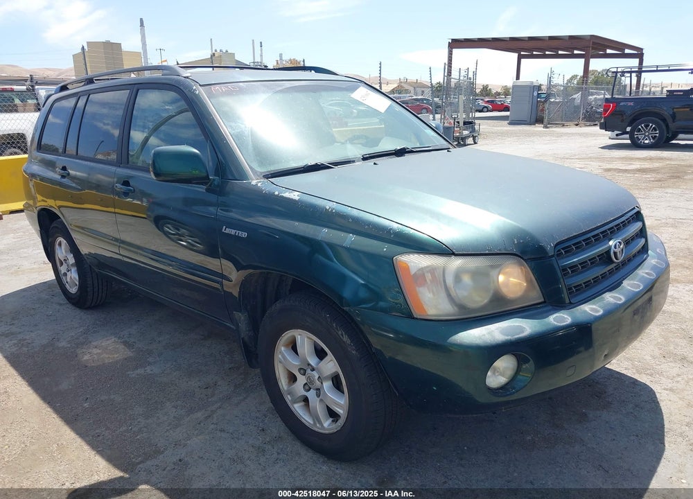 2001 TOYOTA HIGHLANDER V6 VIN: JTEGF21A710019612