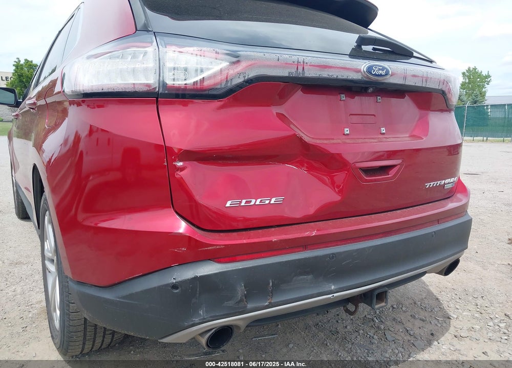 2016 FORD EDGE VIN: 2FMPK4K93GBB61491
