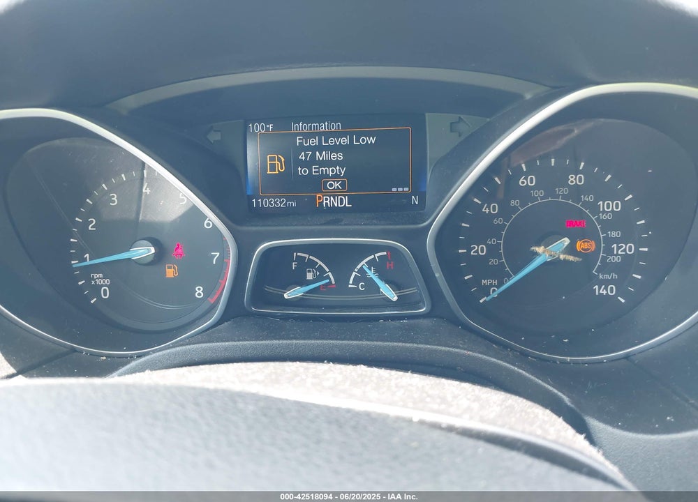 2016 FORD FOCUS VIN: 1FADP3F26GL317853