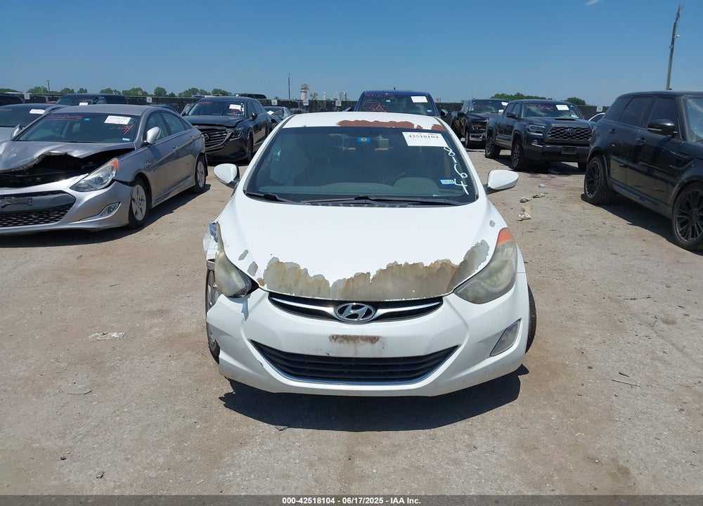 2013 HYUNDAI ELANTRA VIN: 5NPDH4AE8DH278164