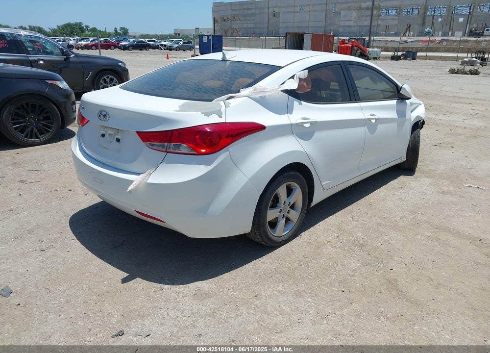 2013 HYUNDAI ELANTRA VIN: 5NPDH4AE8DH278164