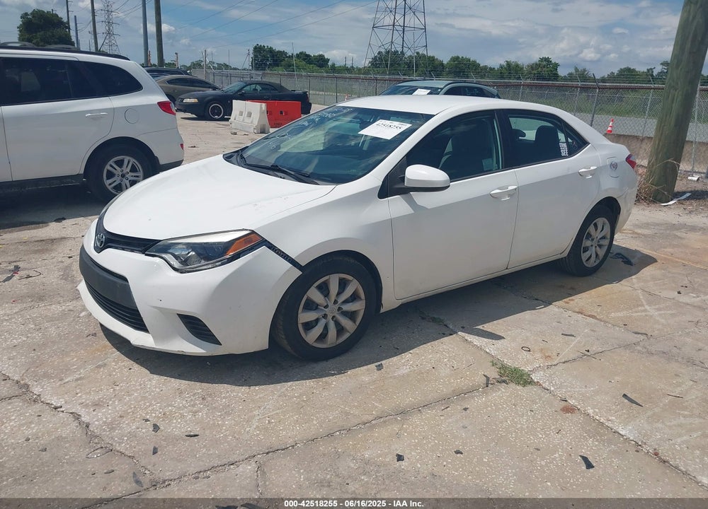 2014 TOYOTA COROLLA LE VIN: 2T1BURHE6EC018498
