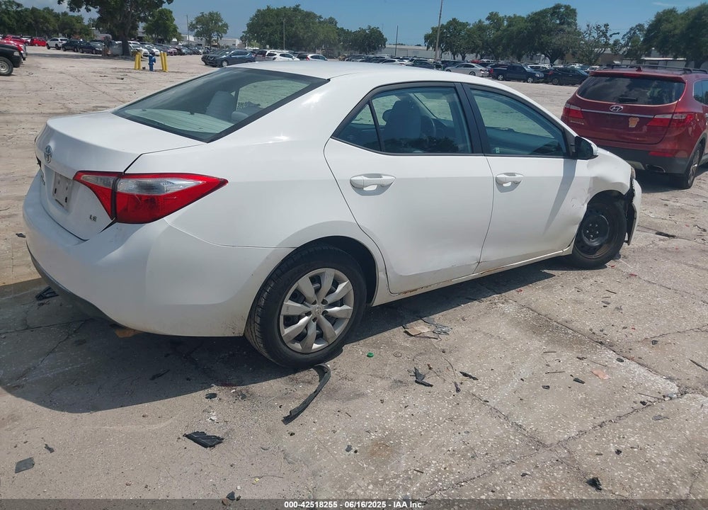 2014 TOYOTA COROLLA LE VIN: 2T1BURHE6EC018498