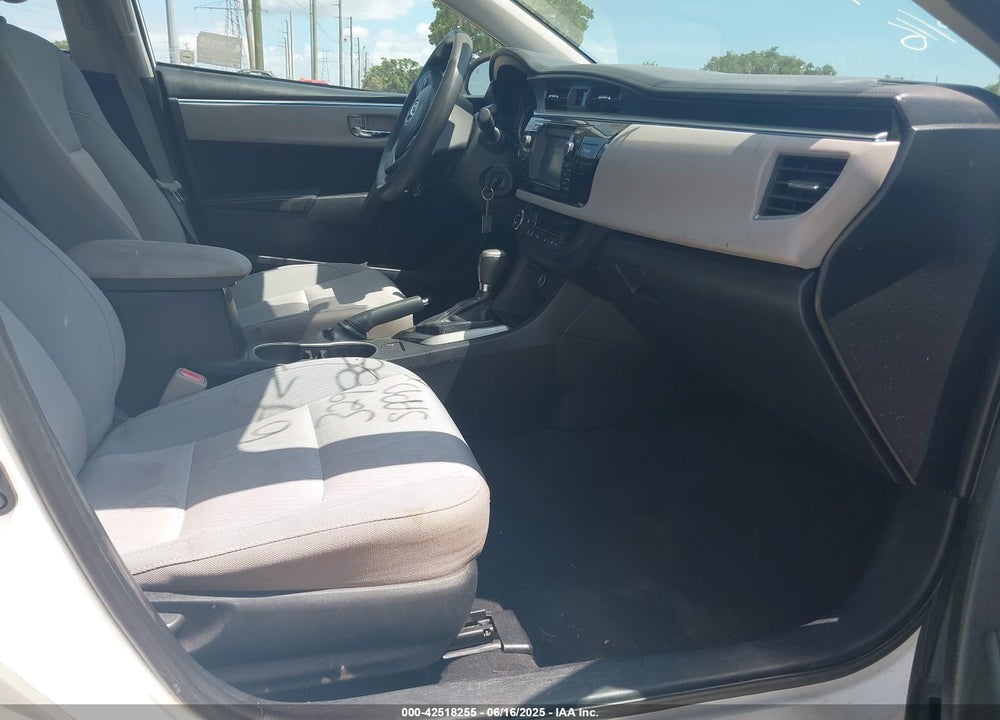 2014 TOYOTA COROLLA LE VIN: 2T1BURHE6EC018498