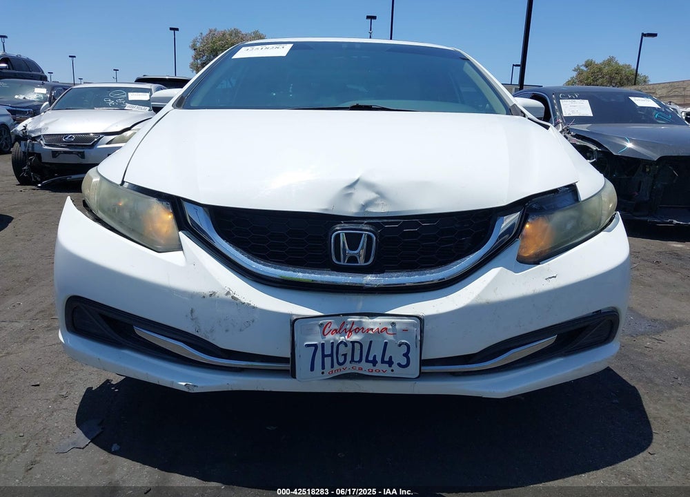 2014 HONDA CIVIC EX VIN: 19XFB2F8XEE271207