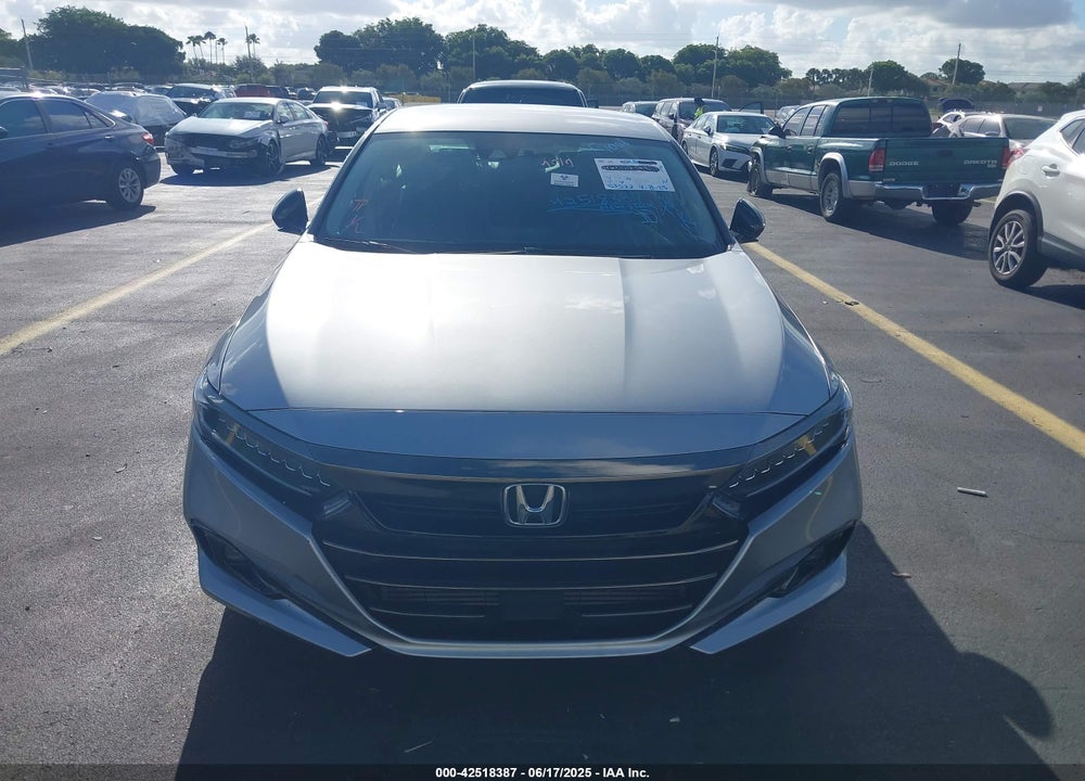 2022 HONDA ACCORD VIN: 1HGCV1F43NA007493