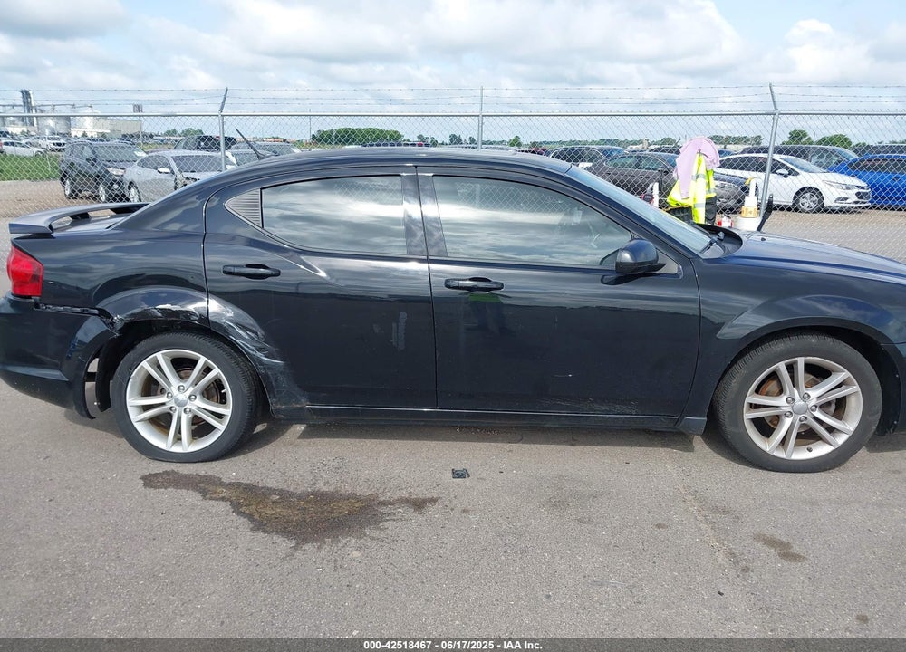 2011 DODGE AVENGER VIN: 1B3BD1FG9BN593775