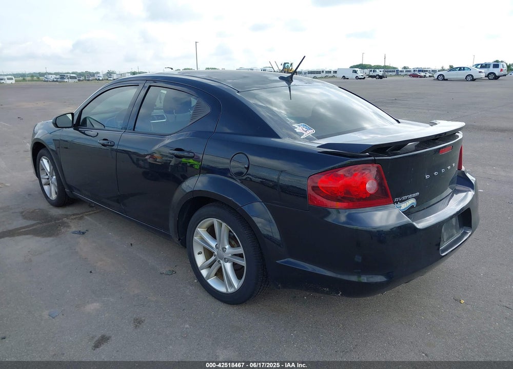 2011 DODGE AVENGER VIN: 1B3BD1FG9BN593775