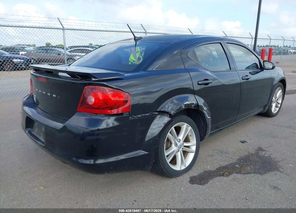 2011 DODGE AVENGER VIN: 1B3BD1FG9BN593775