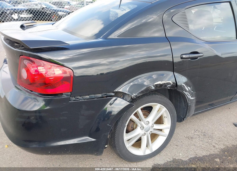 2011 DODGE AVENGER VIN: 1B3BD1FG9BN593775