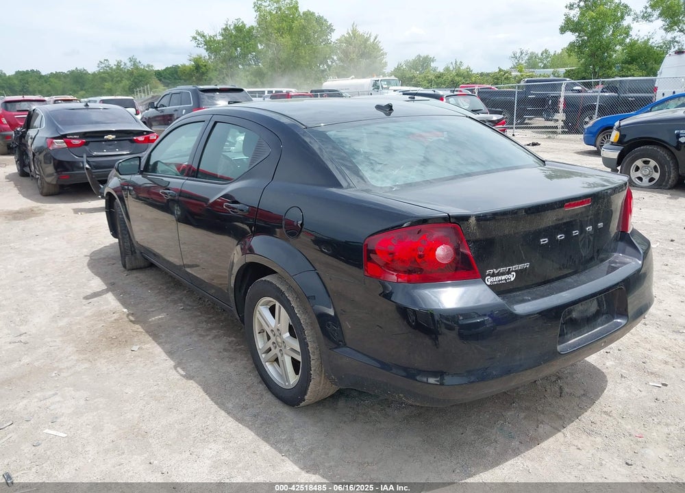 2012 DODGE AVENGER VIN: 1C3CDZCB2CN174893