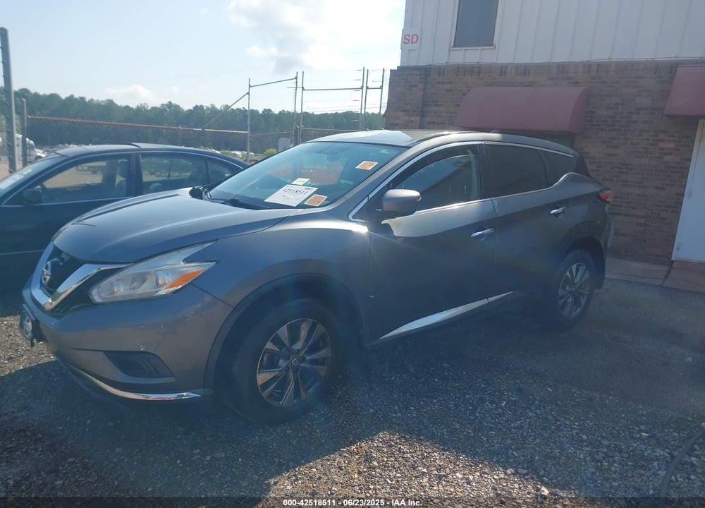 2017 NISSAN MURANO VIN: 5N1AZ2MGXHN168316
