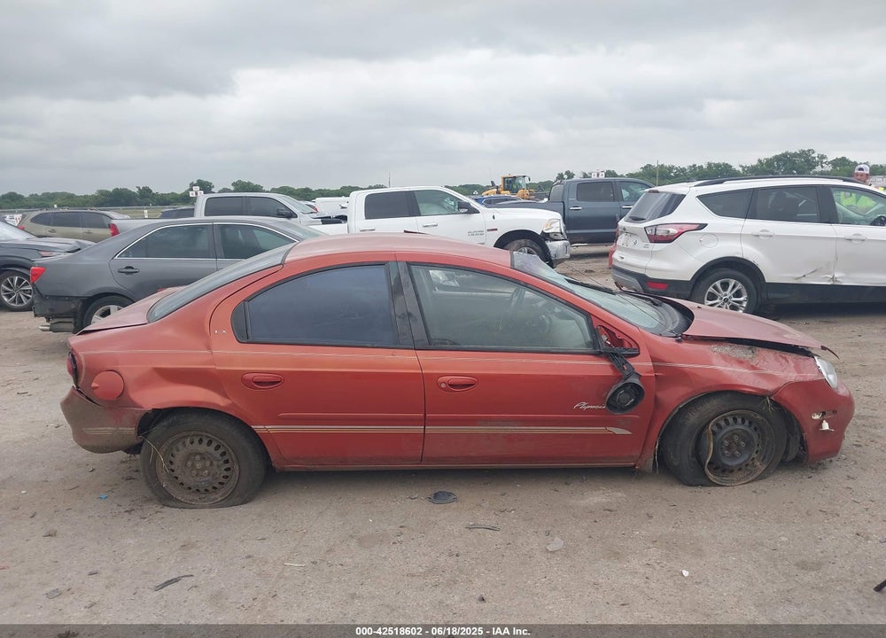 2000 PLYMOUTH NEON HIGHLINE VIN: 1P3ES46C4YD506895