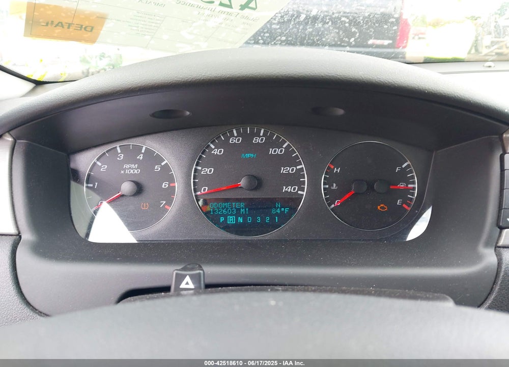 2008 CHEVROLET IMPALA VIN: 2G1WT58K481369215