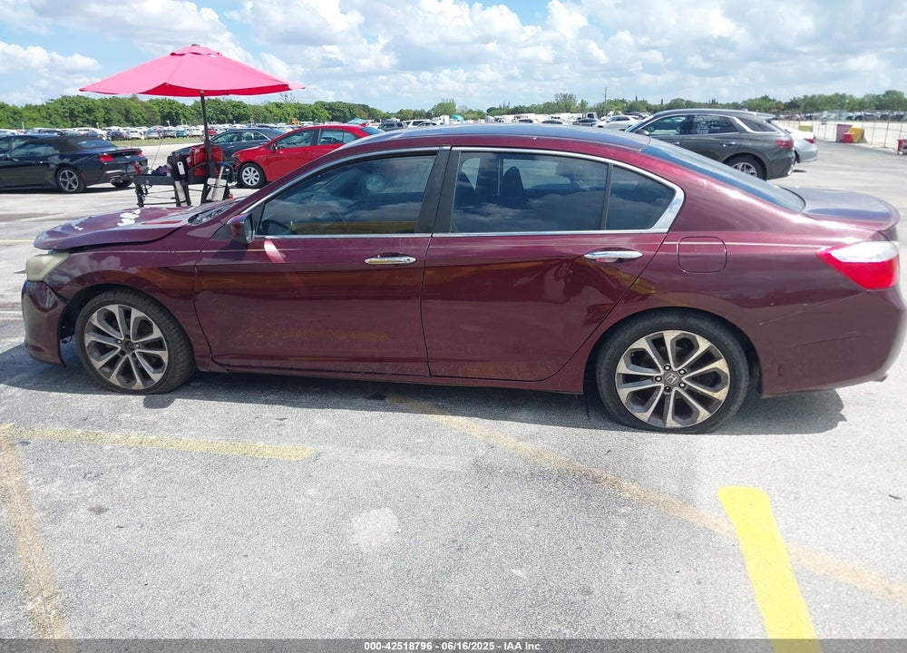 2014 HONDA ACCORD VIN: 1HGCR2F54EA189529