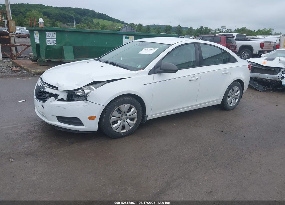 2014 CHEVROLET CRUZE VIN: 1G1PA5SGXE7214729