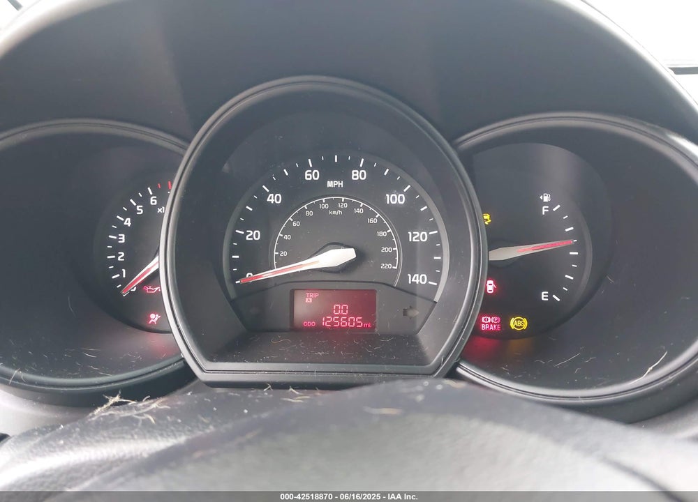 2013 KIA RIO EX VIN: KNADN4A32D6310234