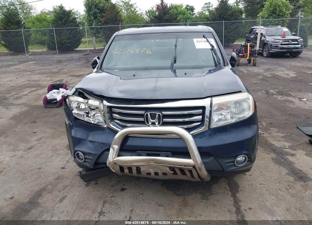 2012 HONDA PILOT EX-L VIN: 5FNYF4H50CB011630