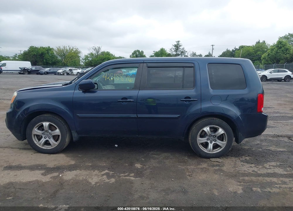 2012 HONDA PILOT EX-L VIN: 5FNYF4H50CB011630
