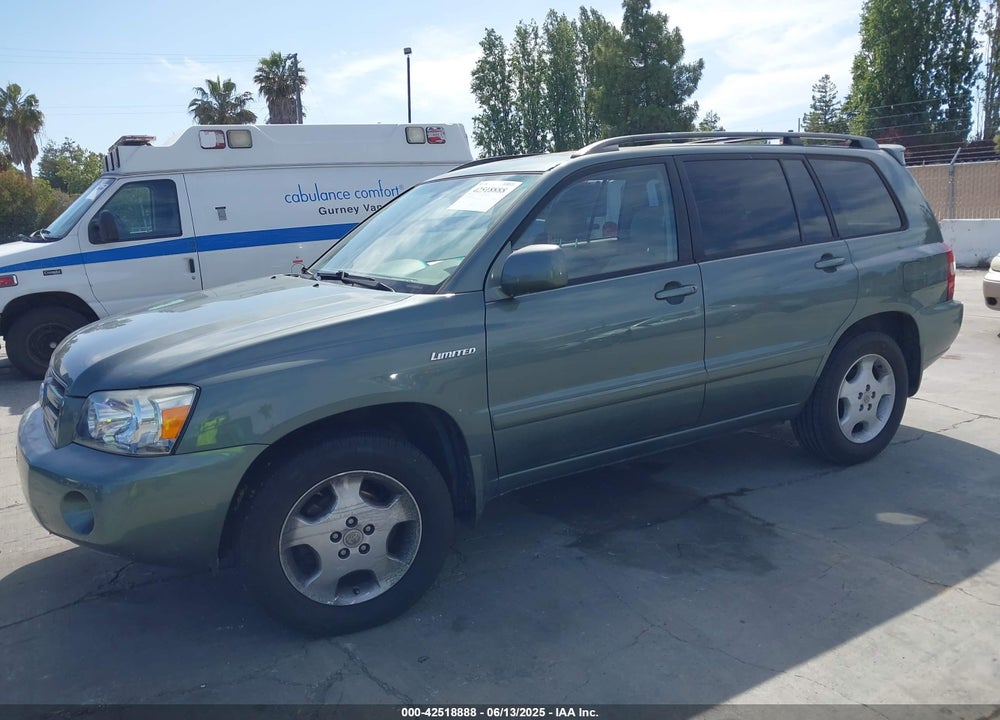 2004 TOYOTA HIGHLANDER LIMITED V6 VIN: JTEEP21A040026491