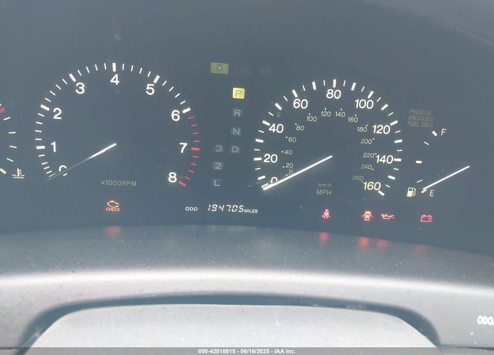 1996 LEXUS LS VIN: JT8BH22F2T0059651