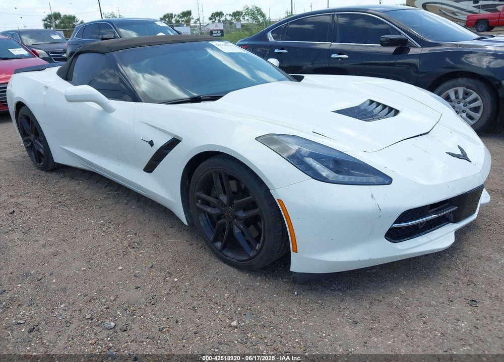 2016 CHEVROLET CORVETTE STINGRAY Z51 VIN: 1G1YH3D70G5106068