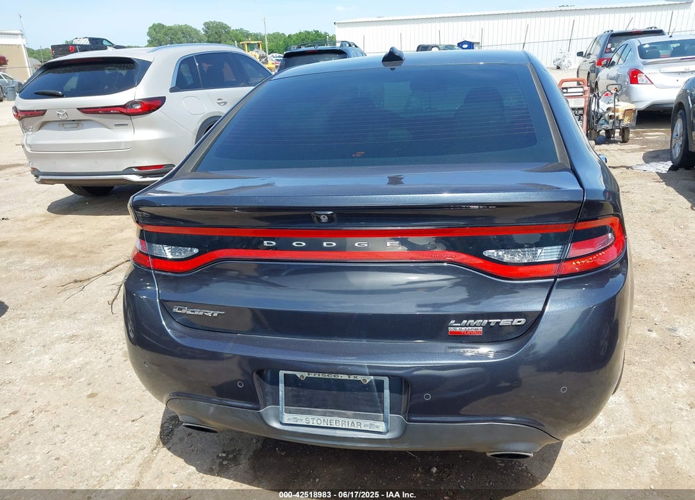 2013 DODGE DART VIN: 1C3CDFCH6DD176351