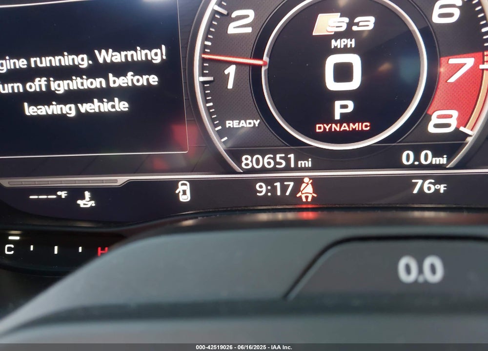 2020 AUDI S3 PREMIUM PLUS TFSI QUATTRO S TRONIC VIN: WAUE1GFF6LA070766
