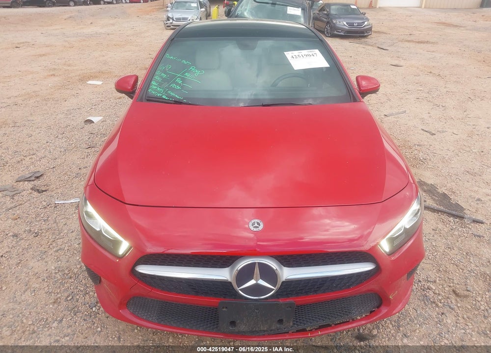 2019 MERCEDES-BENZ A-CLASS VIN: WDD3G4FB9KW024375
